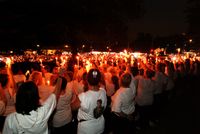 Candlelight Vigil w&auml;hrend der Elvis Week